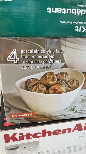 KitchenAid icecream maker and ceramic bowls 1