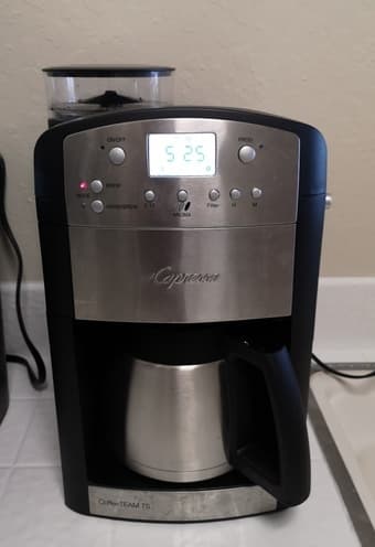Capresso Coffee Team TS: Coffee Machine + Built-in bean grinder 2
