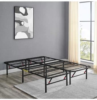Full size Metal Bedframe Amazon Basics 1