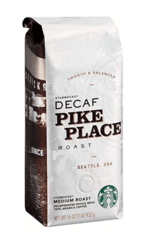 Starbucks Decaf Whole Bean Coffee, Pike Place , 16 OZ 1