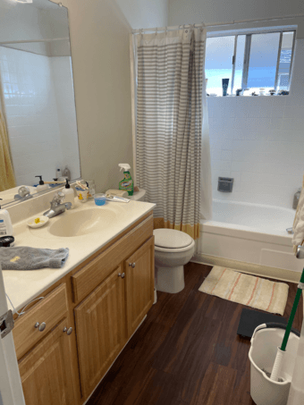 Bedroom and Private Bath in Spacious 2B2B Pet Friendly Apt - Mt View 3