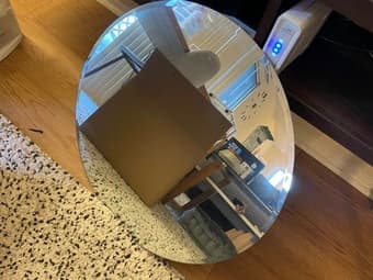 24" Frameless Round Mirror 1