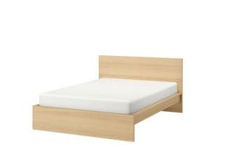 King Bed + King Mattress + 2 Nightstands 1