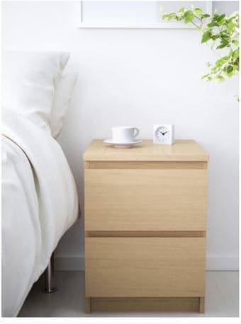 King Bed + King Mattress + 2 Nightstands 3