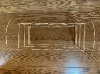 3 Tier 12 Bottle Wine Rack Tabletop Organizer Holder (French Gold) 3