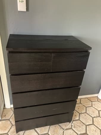 IKEA Malm 6-drawer chest dresser 1
