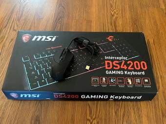 MSI gaming keyboard & mouse 2