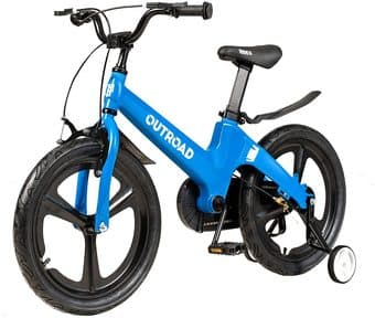 16'' Kids Bike with Dual Brake Lightweight As new with training wheels 2