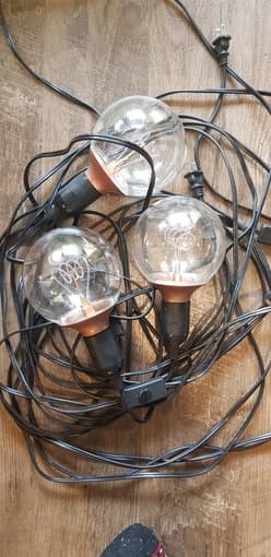 Ikea outdoor lighting copper 1