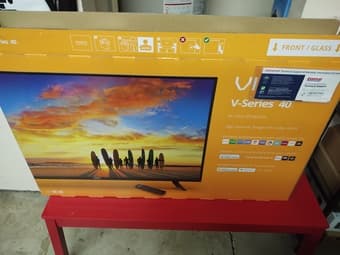Vizio 40" TV - basically new 2