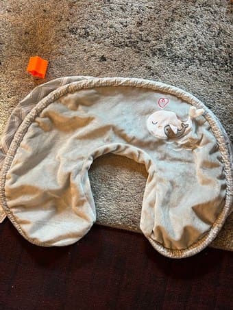 Boppy Nursing Pillow and Positioner—Original | Gray Taupe Watercolor L 2