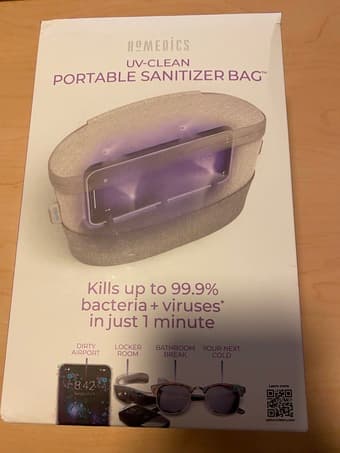UV-clean portable sanitizer bag 1