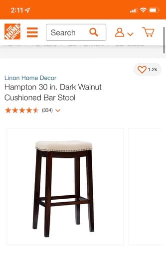 Set of New, Comfy Bar Stools 1