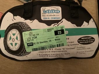 Car snow chains 1