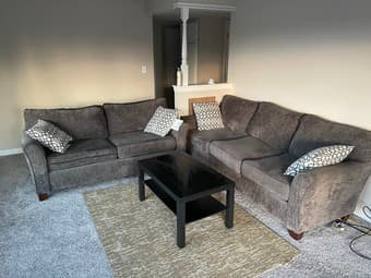 Sofa + loveseat + coffee table 1