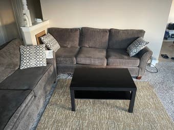 Sofa + loveseat + coffee table 3