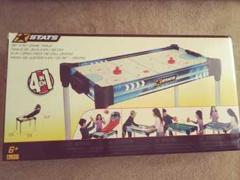 4in1_GameTable (Hockey,Basketball,TableTennis, BumperShotShuffleBoard) 1