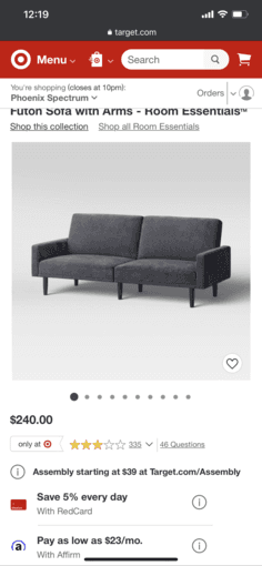 Couch and coffee table 2