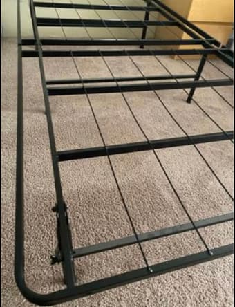 Zinus twin bed frame + ikea mattress 3