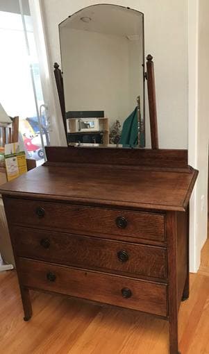 Two wood dressers 1