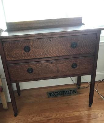 Two wood dressers 2