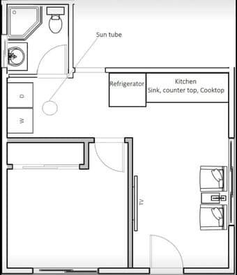 1 Bed 1 Bath Apartment Avail 4/1 3