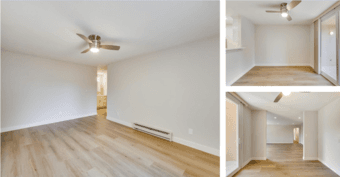 Share a 3 bed apartment downtown with 1 roomie 3