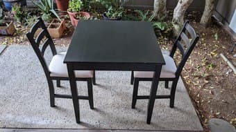 Ikea Table + 2 Chair Dining Set 1