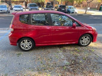 2008 Honda Fit - 54,000 Miles - Cherry Red 1