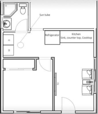 1br Guest Suite in Palo Alto Avail April 1st 3