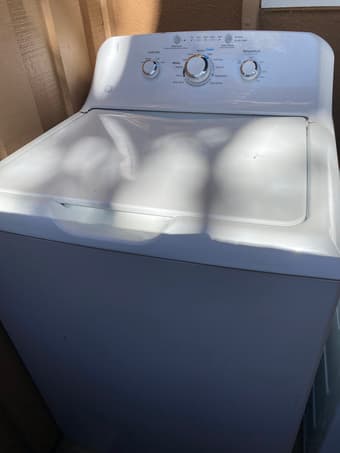 GE Washer/Dryer w/ Covers and Extended Tubing 2
