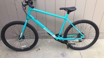 Nice blue bicycle 2