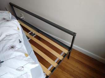 Bed frame and slats (Ikea, Grimsbu) - Full size 1