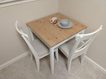 Dining table and chairs - Ikea, Lerhamn 1