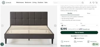 bed, mattress and 2 bedside tables 3