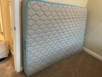 Clothing rack，matress and rolling cabinet 1