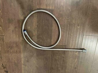 Steel Replacement Shower Hose in Chrome (5ft) 1
