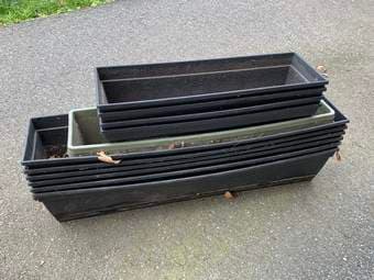 Plastic Planter Boxes — perfect for your patio! 1