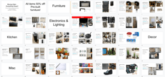 Moving Sale!! Everything 50% Off!! 1