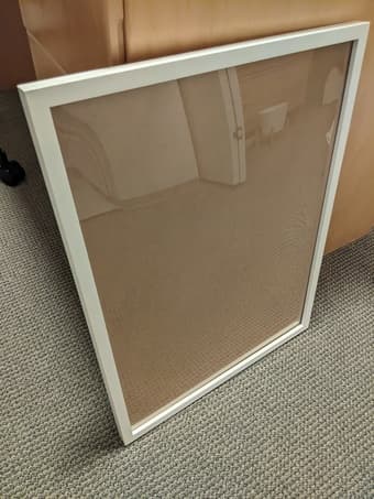 18 inch W x 24 inch H White Wooden Poster Frame - Target 2