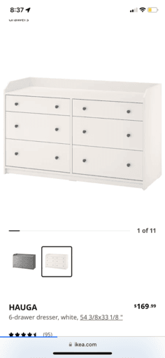 IKEA Hauga Dresser 1