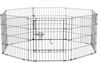 Adjustable Black Exercise Pen  (block/make a play area) 1