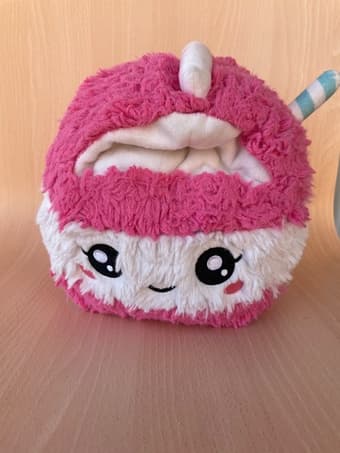Squishable strawberry milk plushie 2