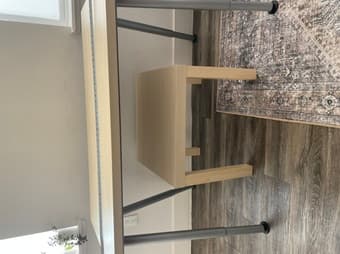 IKEA Desk or table with adjustable legs + matching Lack table 1
