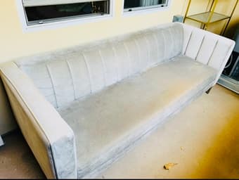 Iridescent smart gray sofa 3