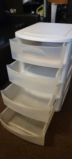 Sterilite 4 drawer plastic storage 2