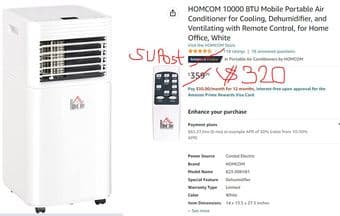 Brand new (unopened!) 10,000 BTU Portable A/C 1