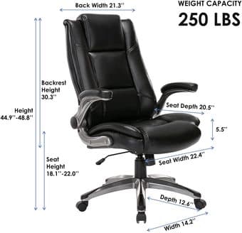 Leather Office Chair (Box never opened) 1
