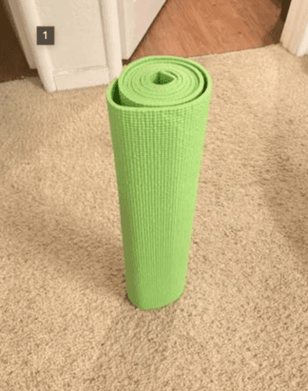 Yoga mat + Therapy roller 1