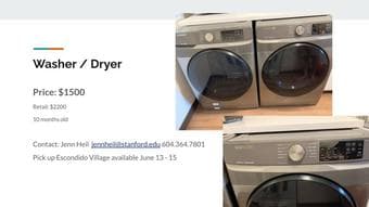 Samsung Washer / Dryer (10 months old) 1